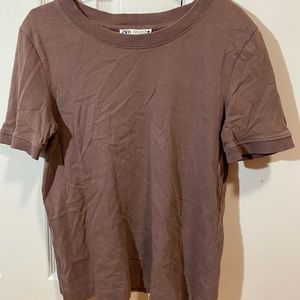 Tee Shirt in dusty pink from Zara